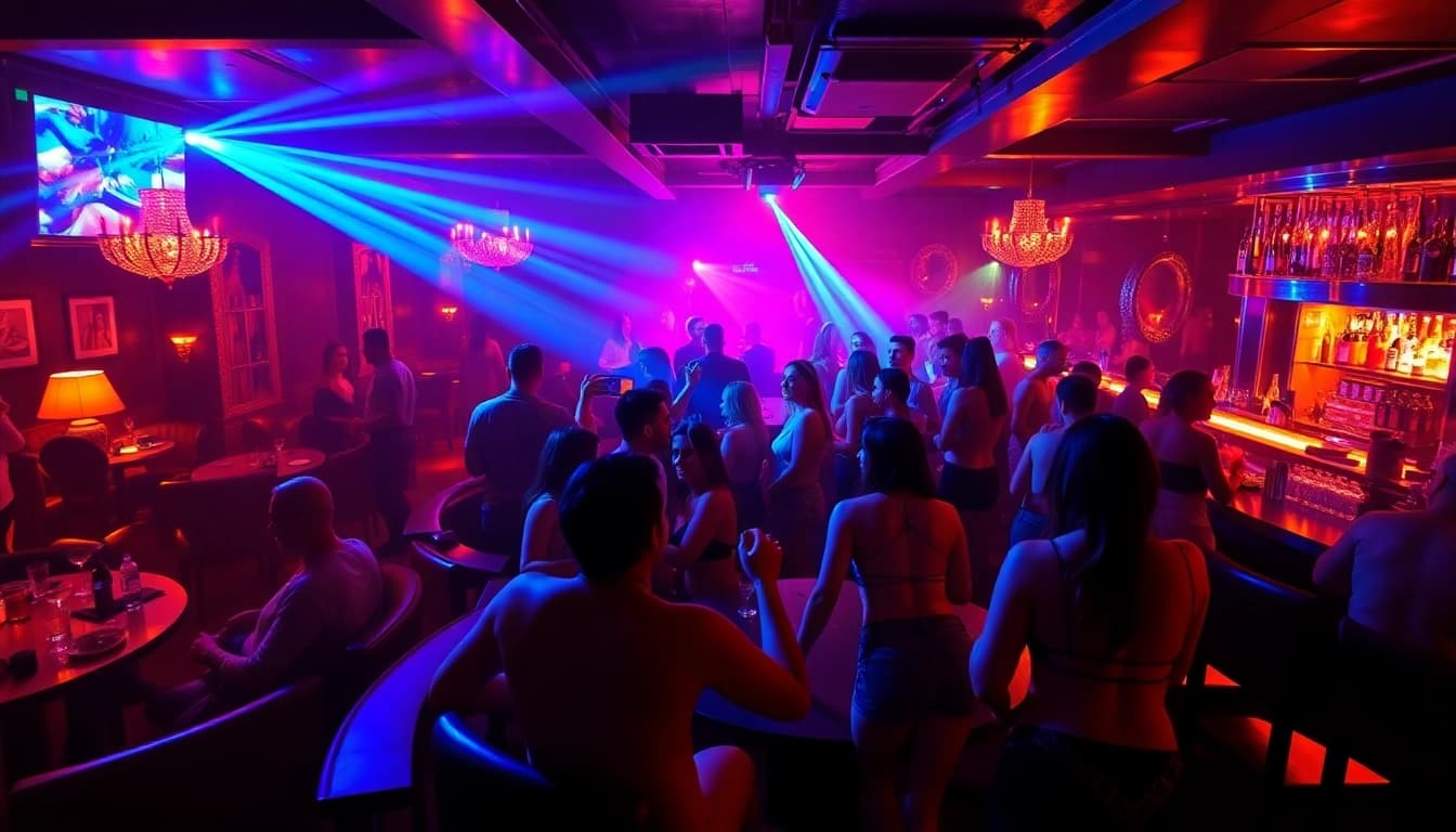Experience the lively atmosphere at Club SXM, St. Martin's premier nightlife destination with vibrant performances and luxurious seating.