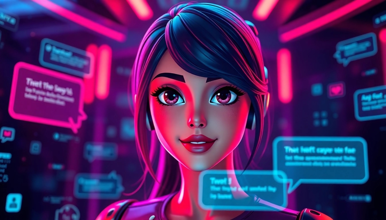 Engaging spicy ai chatbot interaction with vibrant AI character on a modern interface.