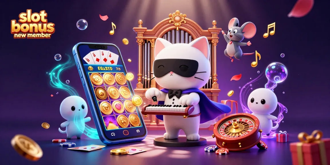 Menangkan slot bonus anggota baru yang menarik dengan karakter kartun kucing dan mouse di kasino