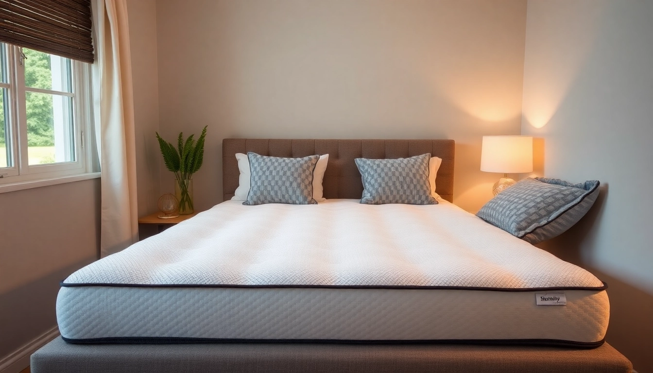 Test comfort of dispositivi medici materassi certificati from OlimpoFlex in a serene bedroom setting with plush bedding.