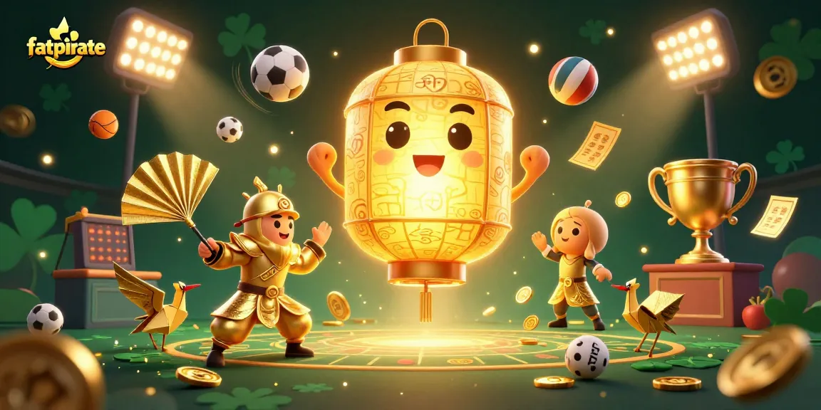 Engage in thrilling gameplay with fatpirate at a vibrant night market casino scene.