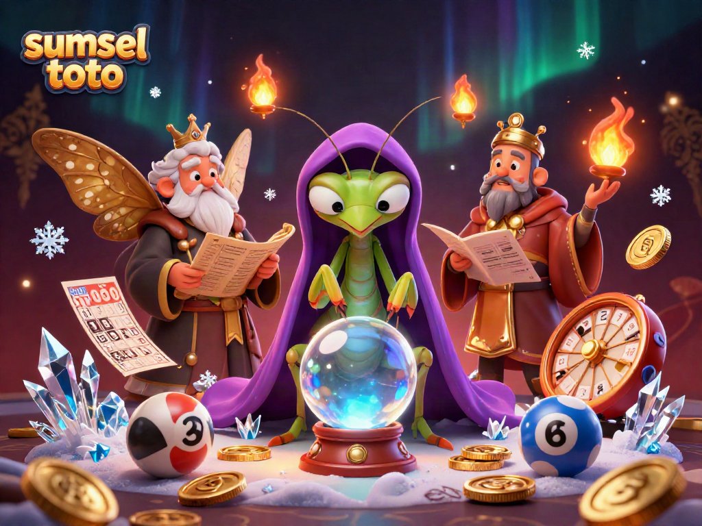 Engage with sumsel toto through mystical lottery elements and vibrant illustrations.