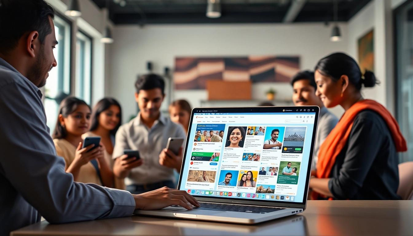 Discover Hela Ads platform with diverse users exploring personal and spa ads on a vibrant digital interface.
