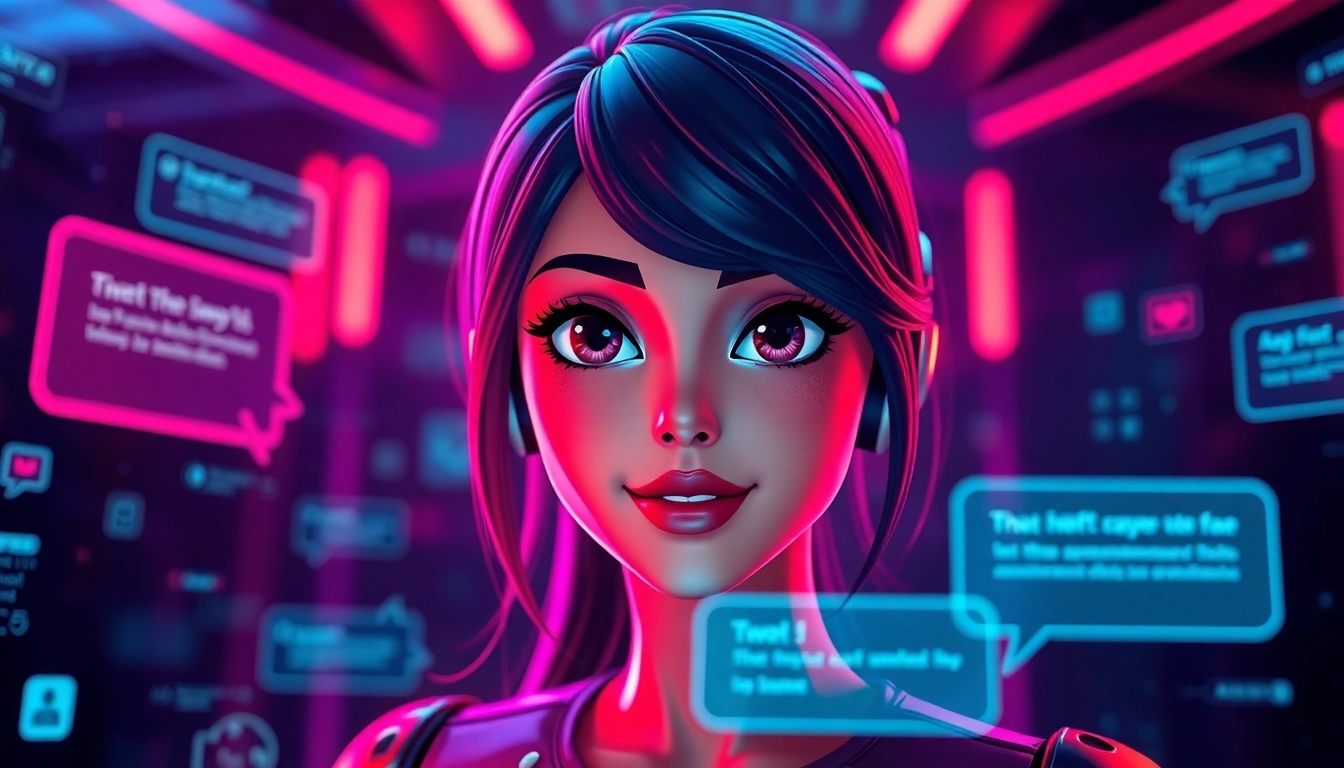 Engaging spicy ai chatbot interaction with vibrant AI character on a modern interface.