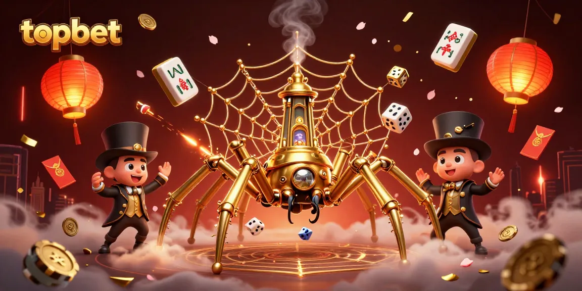 Experience thrilling wins with topbet in this vibrant and dynamic casino illustration.