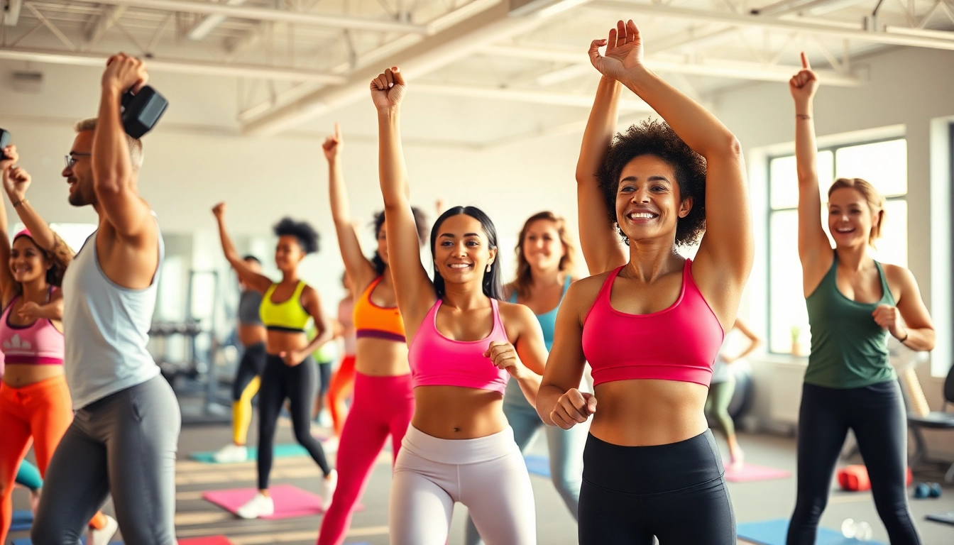 Group engaged in diverse workouts promoting Weight Loss and healthy lifestyle choices.