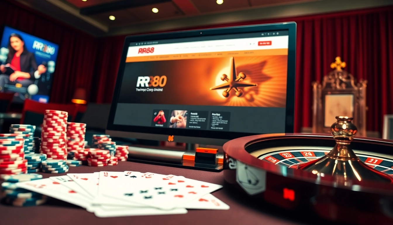 Experience the thrill of online gaming at trang chủ rr88 with luxurious casino elements.
