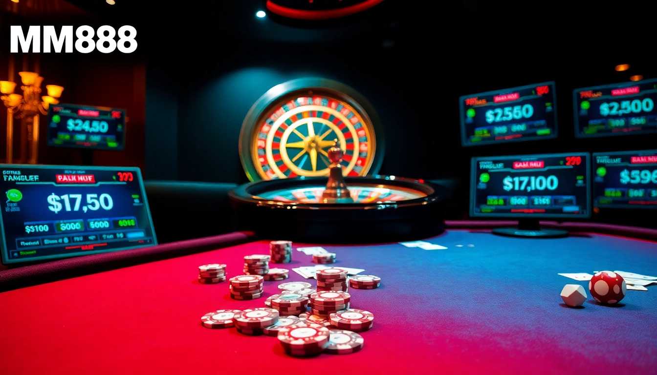 Experience thrilling games at https://mm88.bar/ featuring professional casino tables.