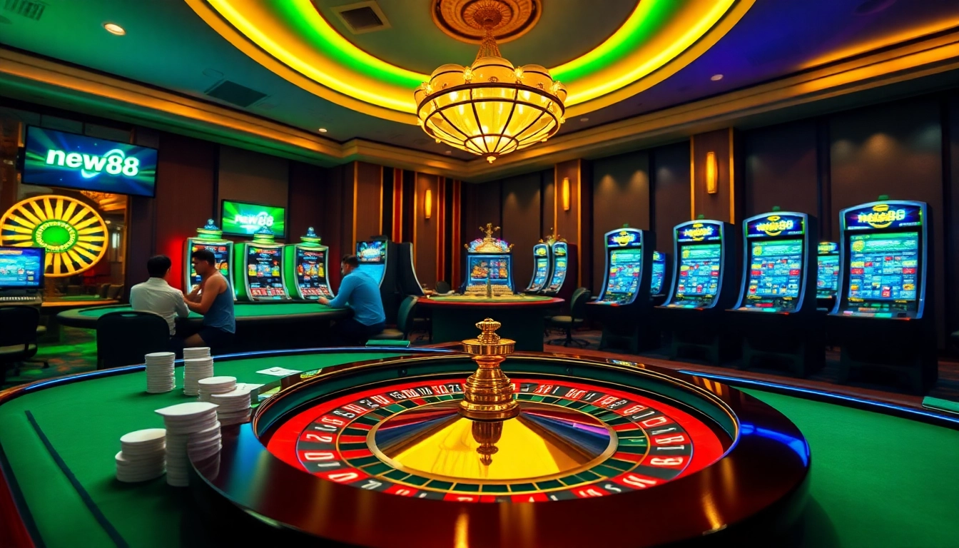 Experience the thrill of new88 casino with vibrant games and luxurious atmosphere.