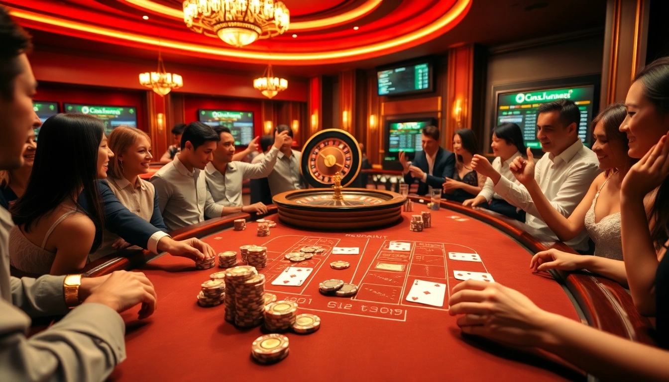 Experience baccarat action at https://jun88buzz.info/ with vibrant tables and gleaming chips.