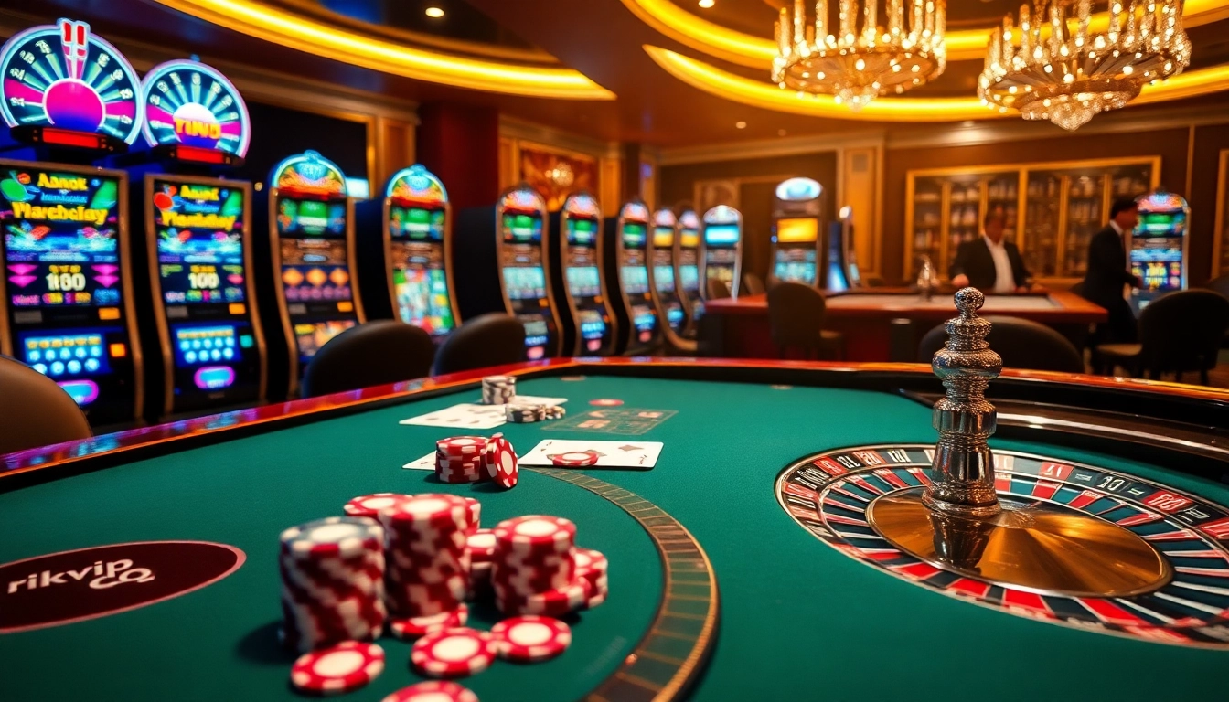 Experience thrill and strategy at rikvip with vibrant casino games and elegant ambiance.