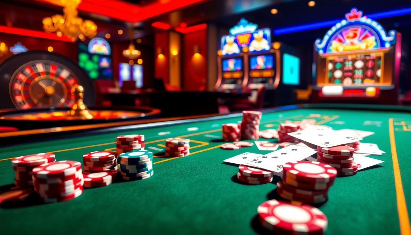 Engage with Nhà cái RR88 as players enjoy thrilling online casino games at a vibrant table.