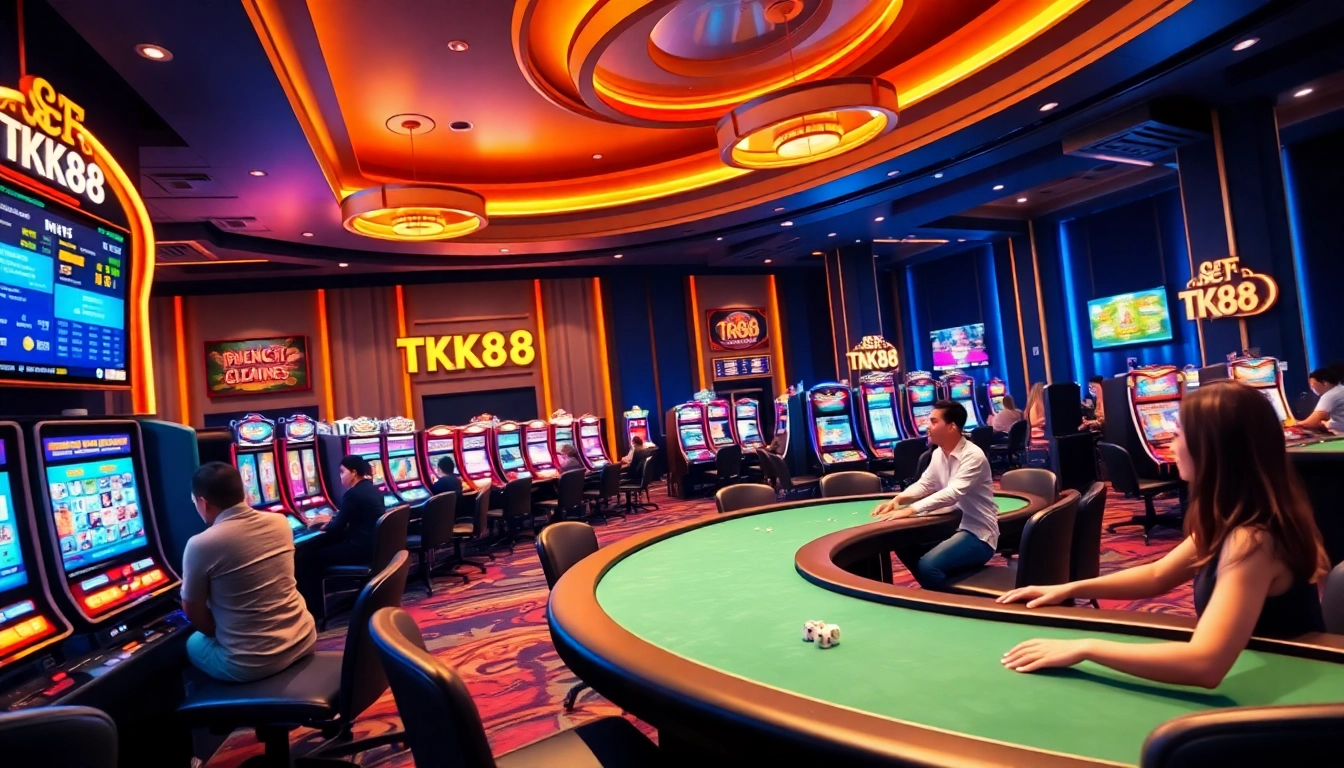 Experience the thrill of online gambling at tk88win.live with exciting casino games and vibrant atmosphere.