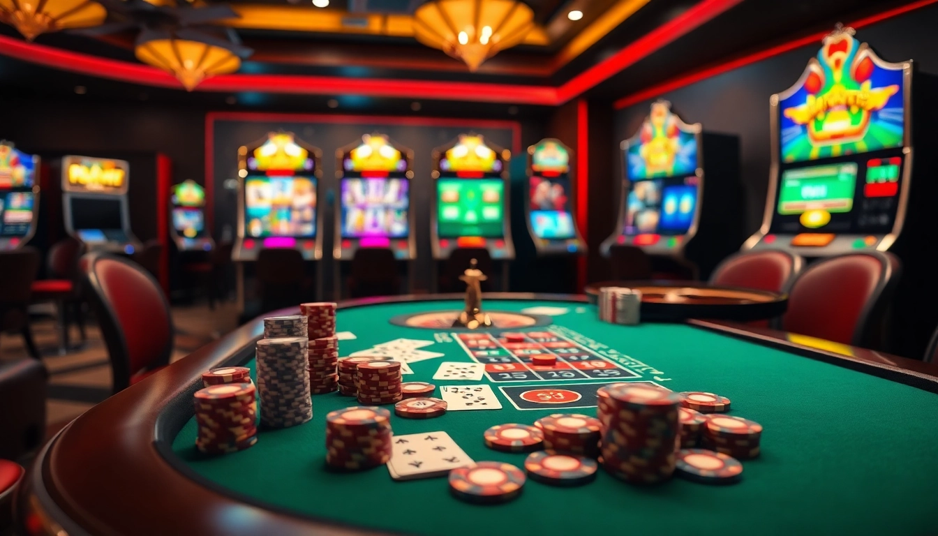 Experience excitement at a poker table with 98win64-themed chips and cards.