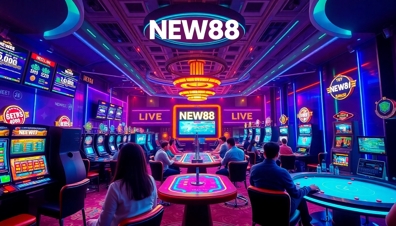 Online gaming excitement at new88go.com, featuring vibrant digital casino ambiance.