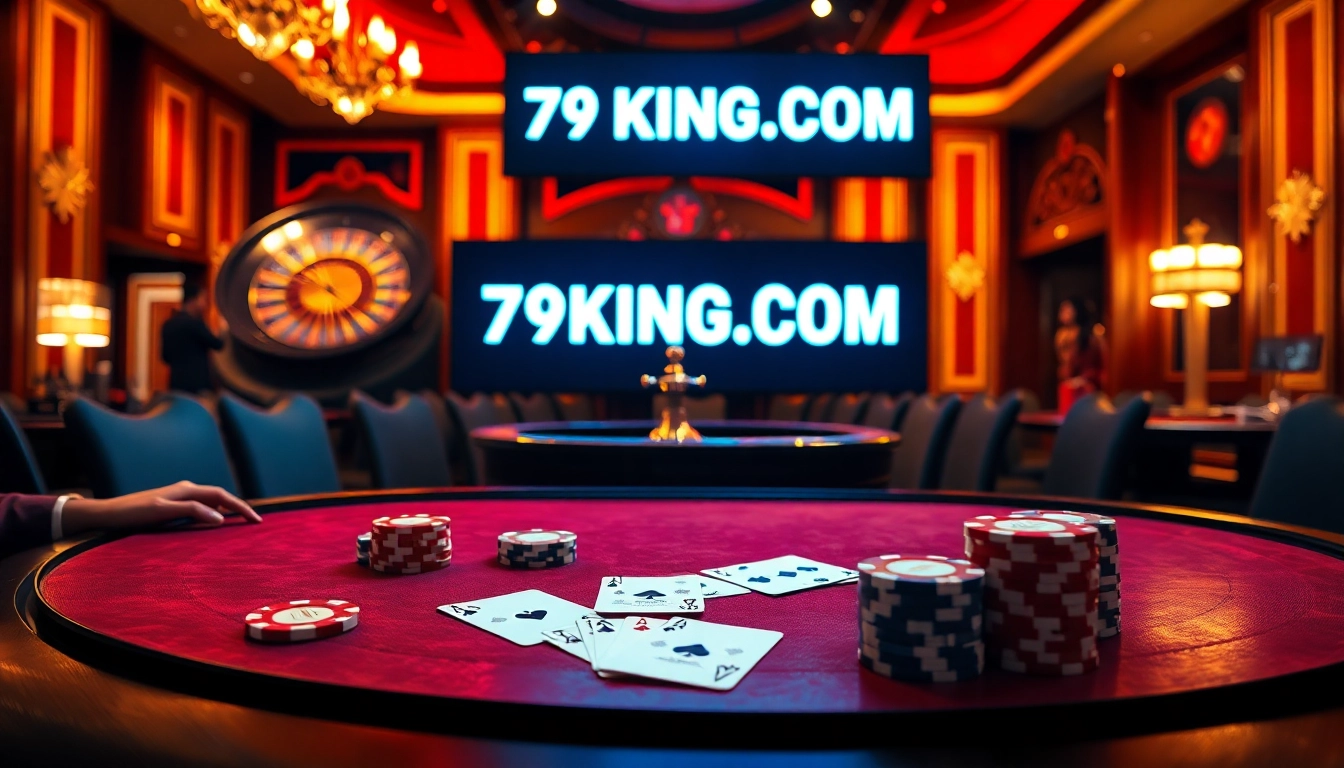 Experience the excitement of gambling at 79KING COM with vibrant casino tables and engaging gameplay.