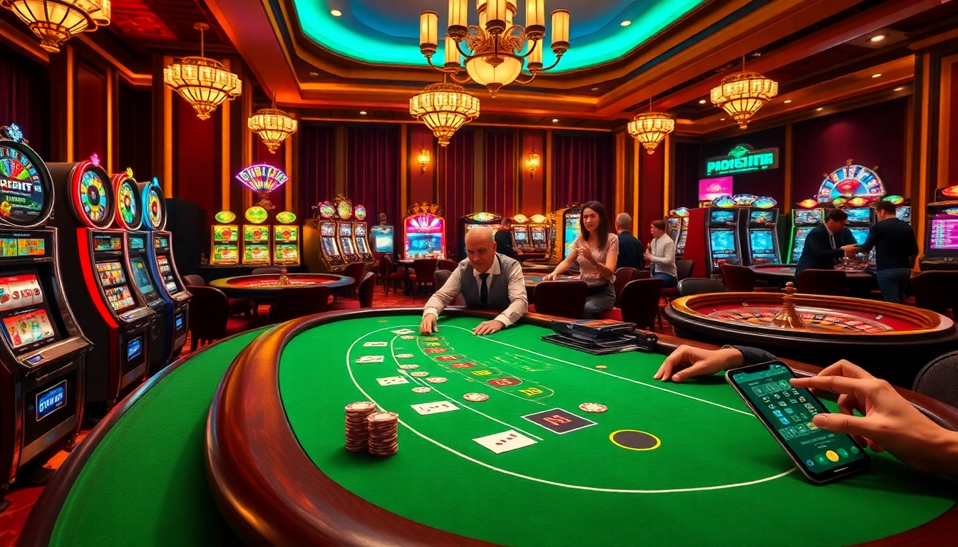 Exciting gameplay at ph33.info's vibrant casino with cards and chips on the table.