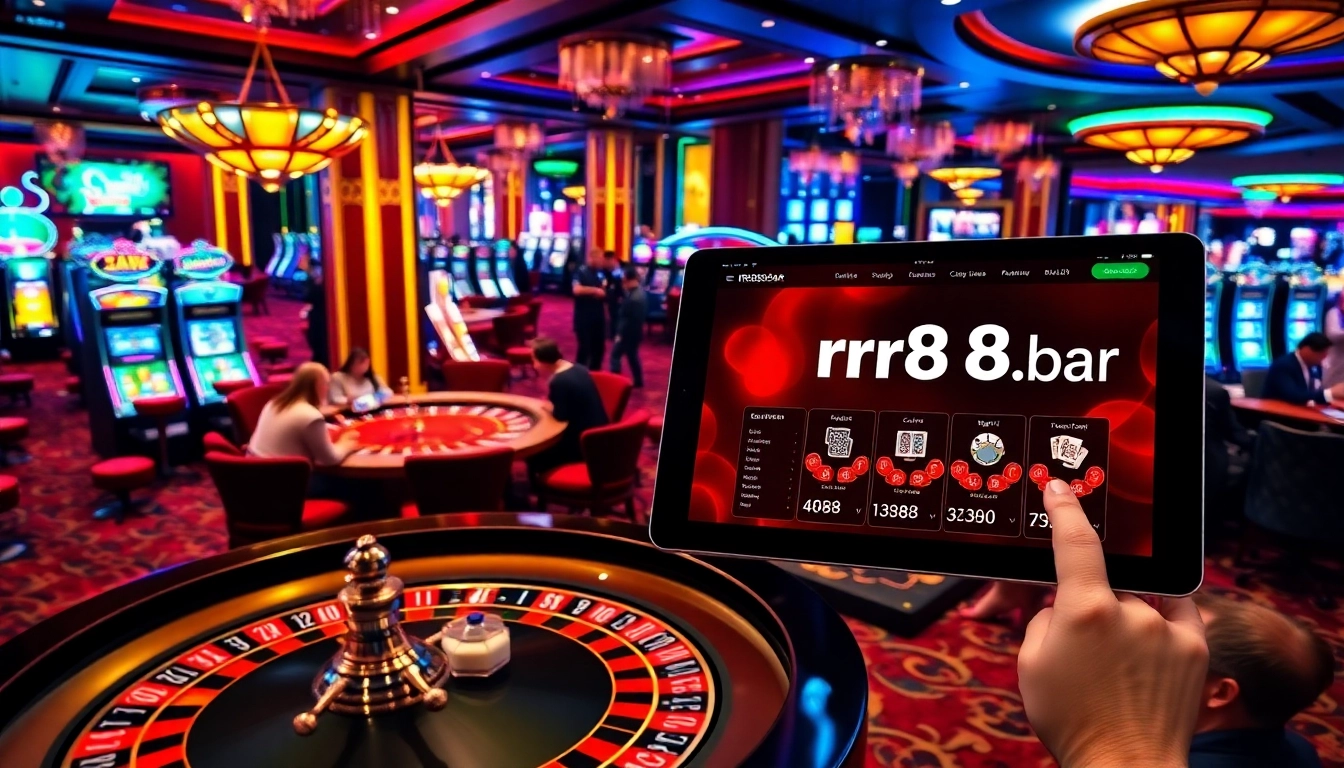 Experience the excitement of online gambling at https://rr88.bar/ with engaging casino visuals and games.