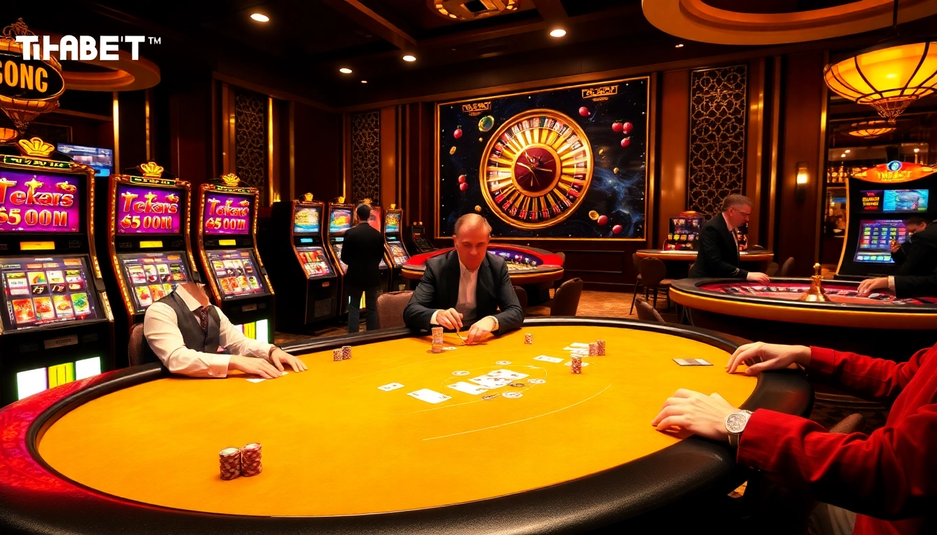 Experience thrilling gameplay at https://thabethome.com/ with luxurious casino tables and high-stakes poker action.