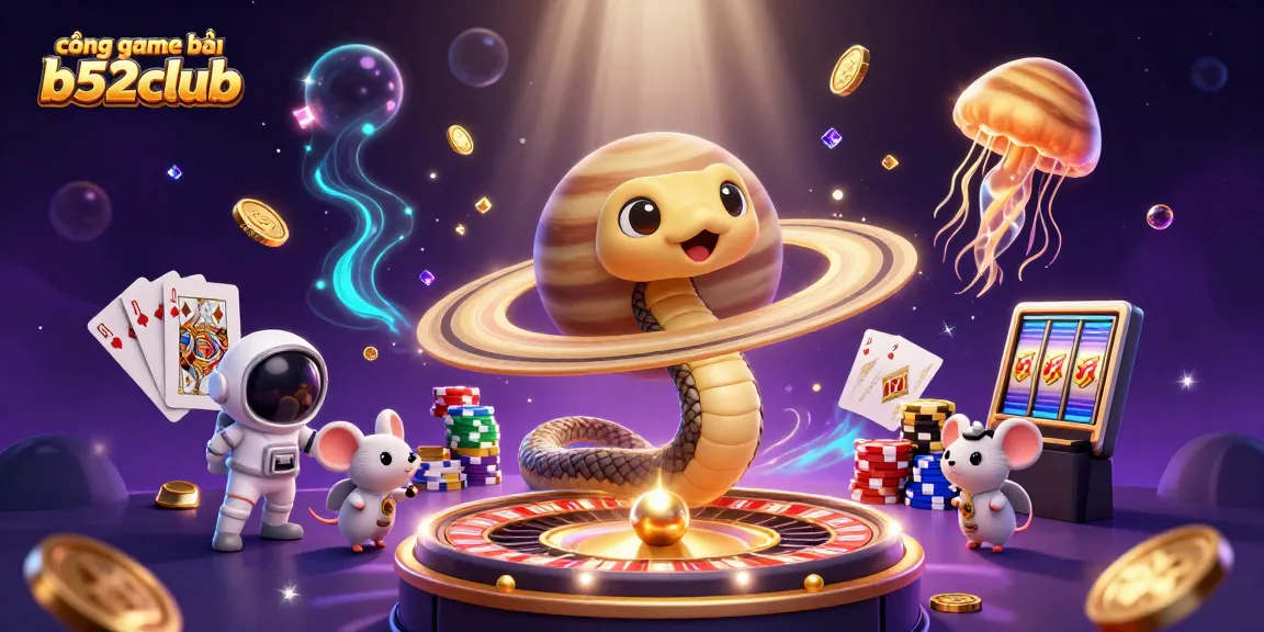 Engage with cổng game bài b52club and experience bets on a cosmic roulette wheel with a vibrant casino atmosphere.