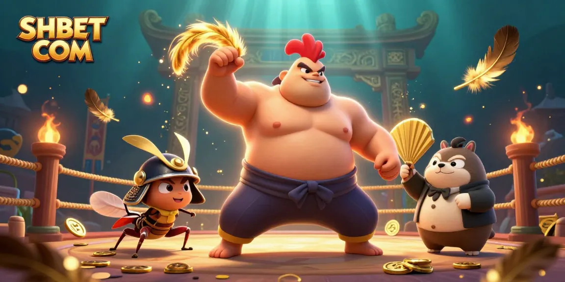 Engage with thrilling games at SHBET COM in an exciting 3D casino illustration showcasing dynamic characters.