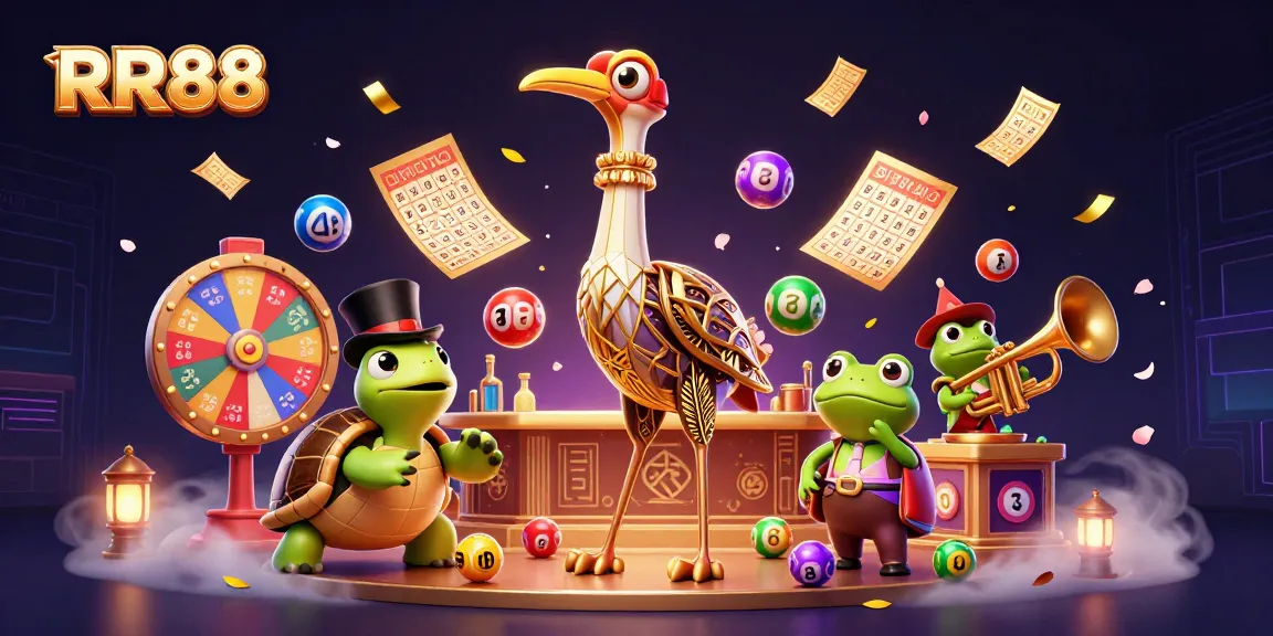 Experience thrilling gameplay at RR88 with colorful casino elements and dynamic characters.